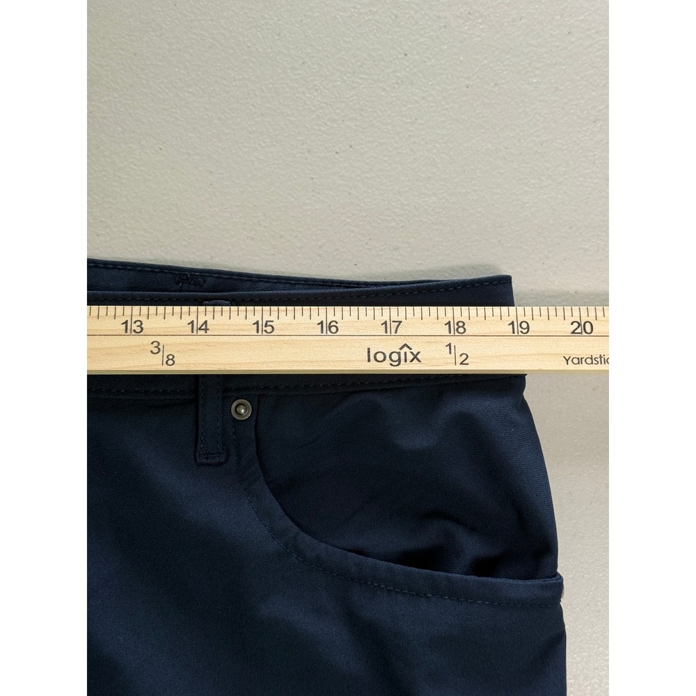 American Eagle Active‎ Flex Mens 38x30 Navy Blue Golf Pants Polyester Stretch - Picture 6 of 9